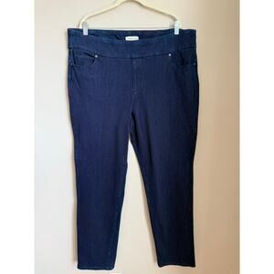 Coldwater Creek Blue Skinny Jeans Jeggings Cotton NWOT Size 20W